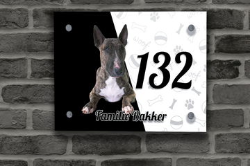 Bull Terriër Naambordje 1