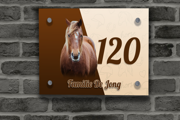 Paarden Naambordje 11