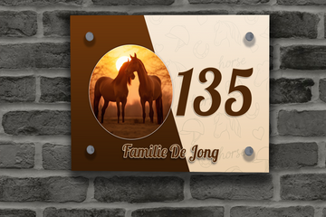 Paarden Naambordje 29