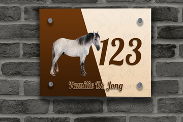 Paarden Naambordje 14