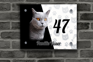 Katten Naambordje 9
