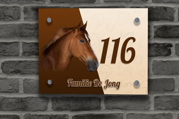 Paarden Naambordje 7