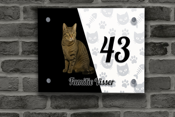 Katten Naambordje 5