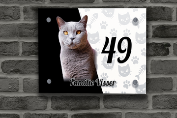 Katten Naambordje 11