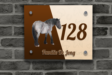 Paarden Naambordje 19