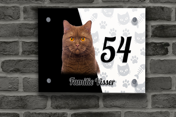 Katten Naambordje 16