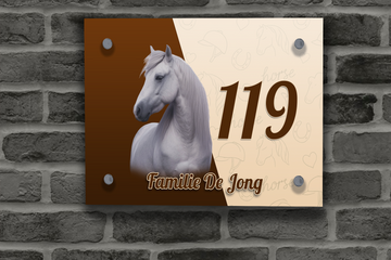 Paarden Naambordje 10