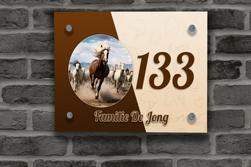 Paarden Naambordje 26