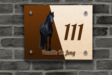Paarden Naambordje 2