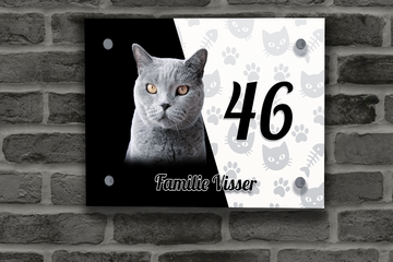 Katten Naambordje 8