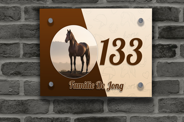 Paarden Naambordje 24