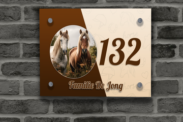 Paarden Naambordje 23