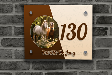 Paarden Naambordje 21