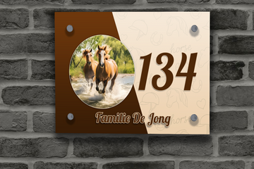 Paarden Naambordje 28
