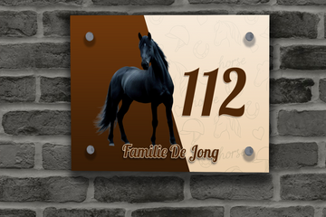 Paarden Naambordje 3