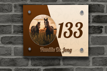 Paarden Naambordje 25