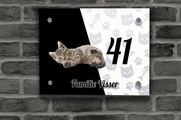 Katten Naambordje 3