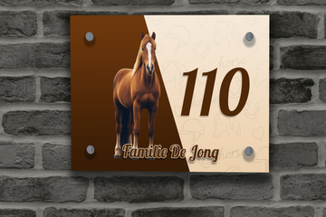 Paarden Naambordje 1