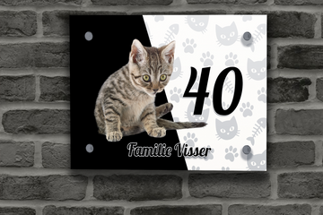 Katten Naambordje 2