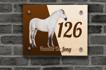 Paarden Naambordje 17