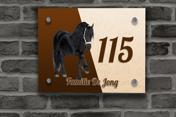 Paarden Naambordje 6