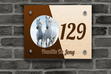 Paarden Naambordje 20