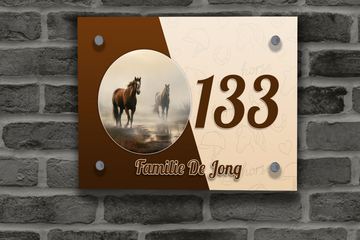 Paarden Naambordje 27
