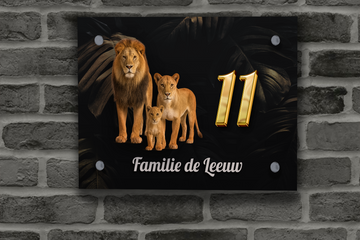 Leeuwen Naambordje 12