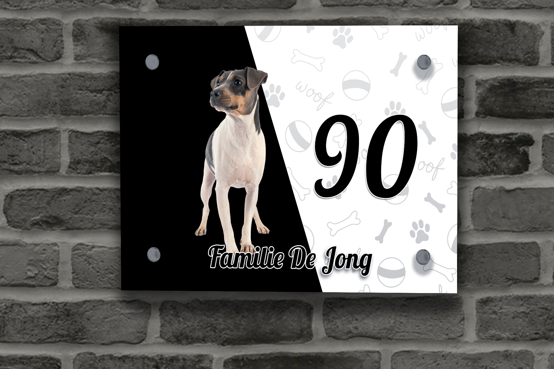Jack Russell Terriër Naambordje 2