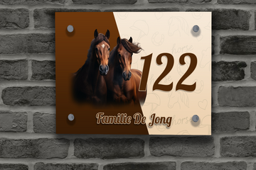 Paarden Naambordje 13