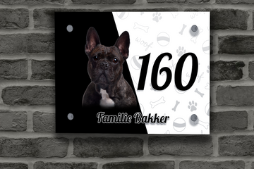 Franse Buldog Naambordje 5