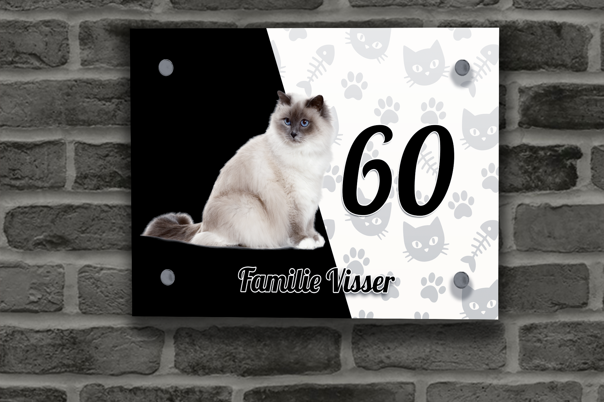 Katten Naambordje 19