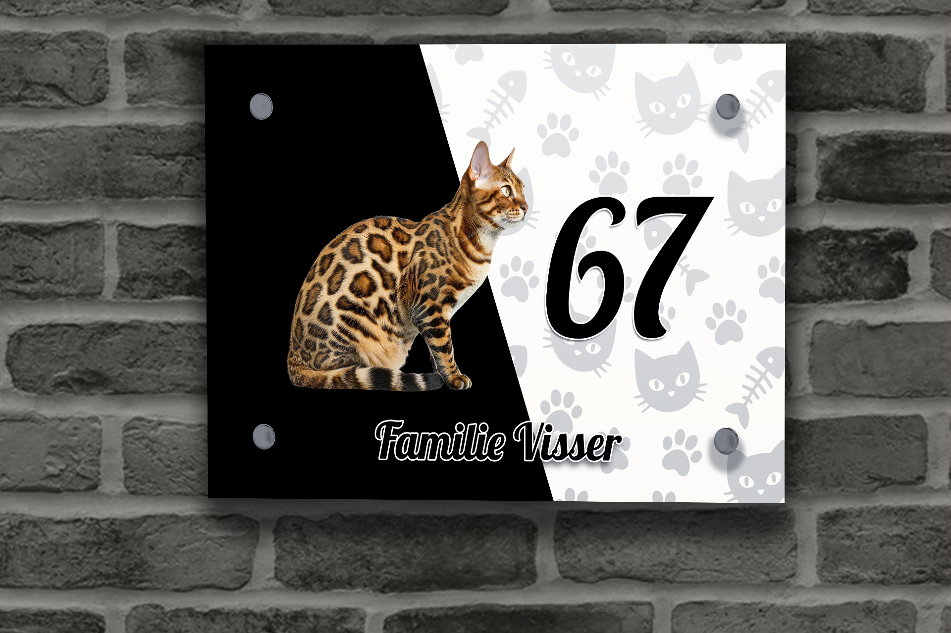 Katten Naambordje 26