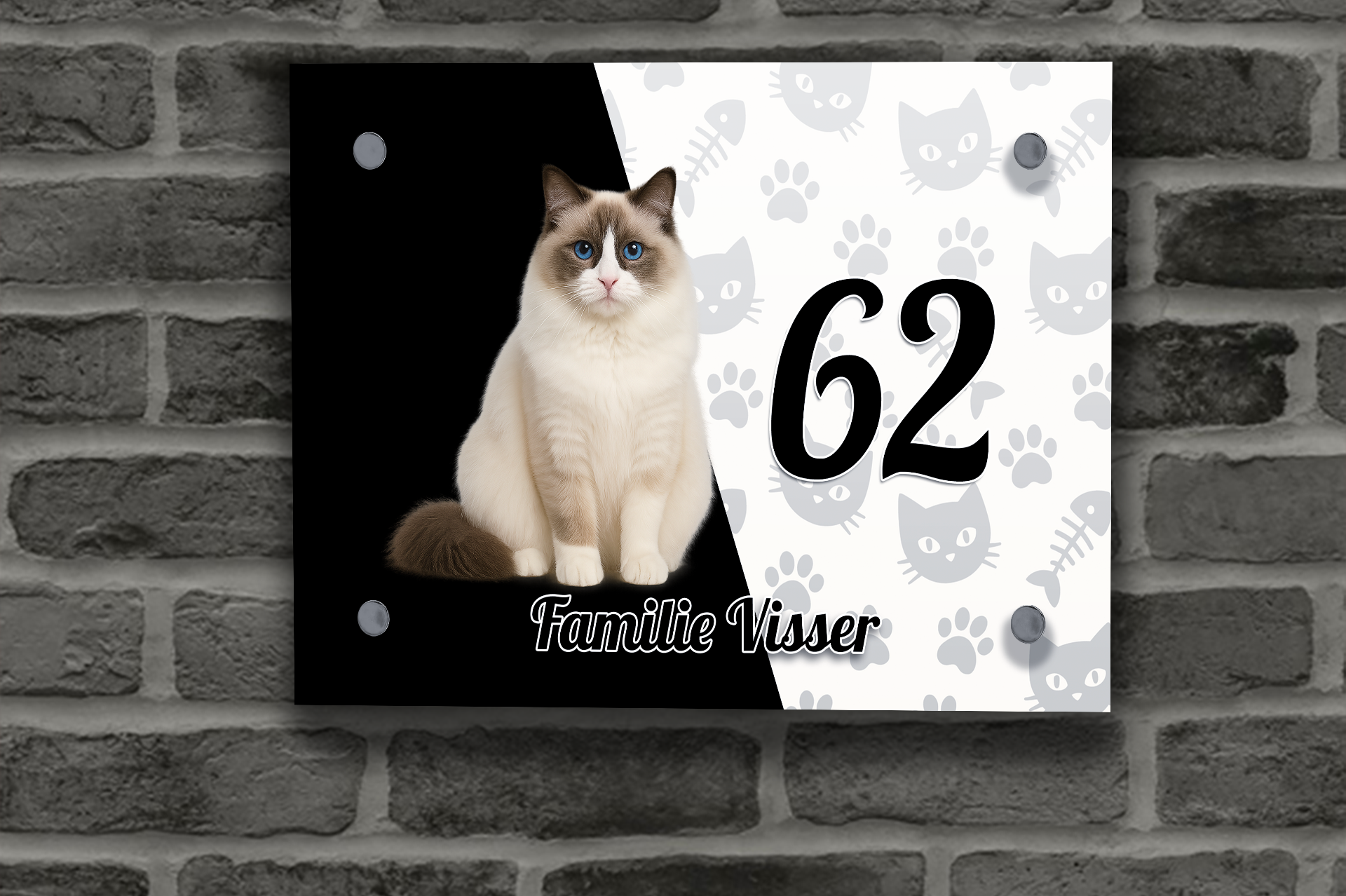 Katten Naambordje 21