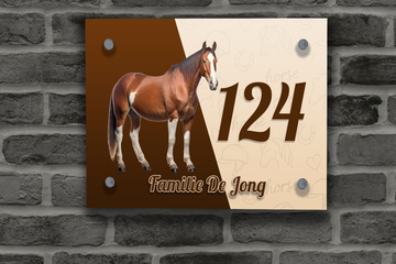 Paarden Naambordje 15