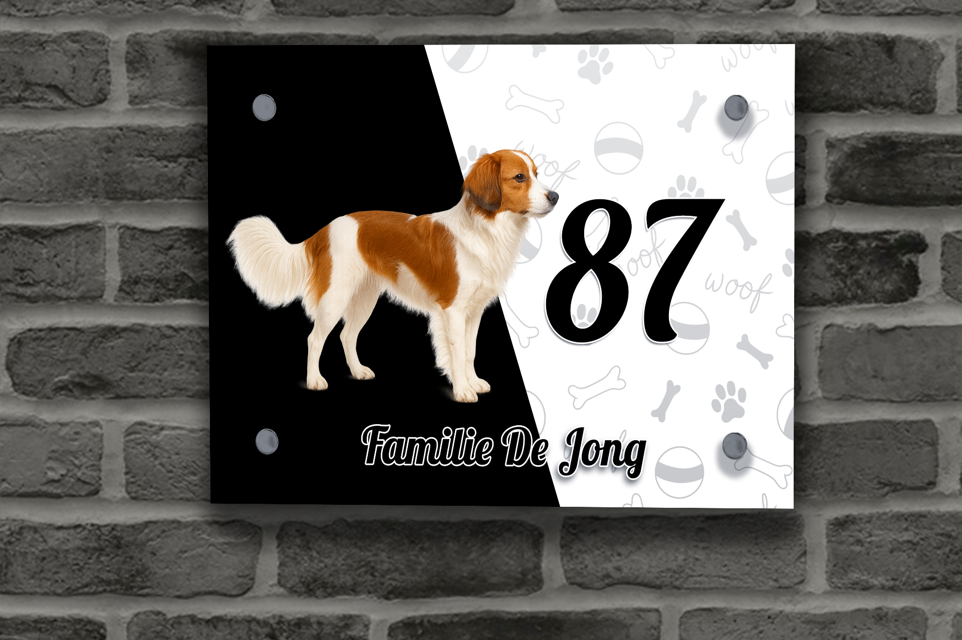 Kooikerhondje Naambordje 7