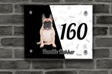 Franse Buldog Naambordje 4