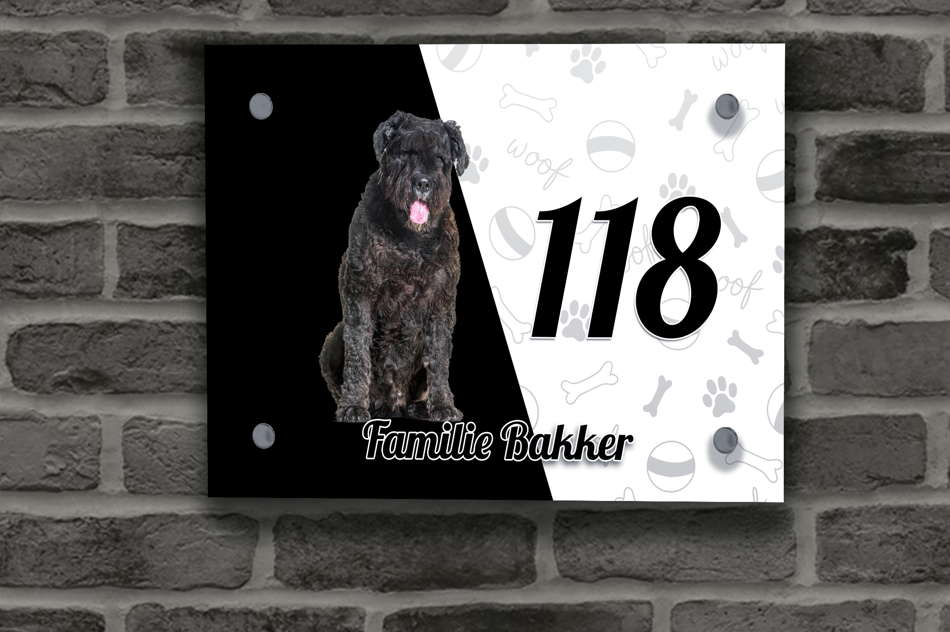 Bouvier Naambordje 1