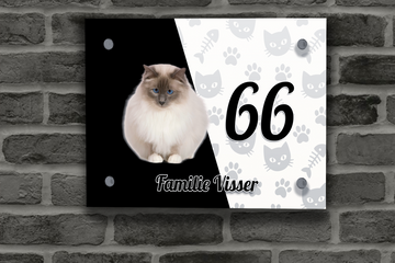Katten Naambordje 25