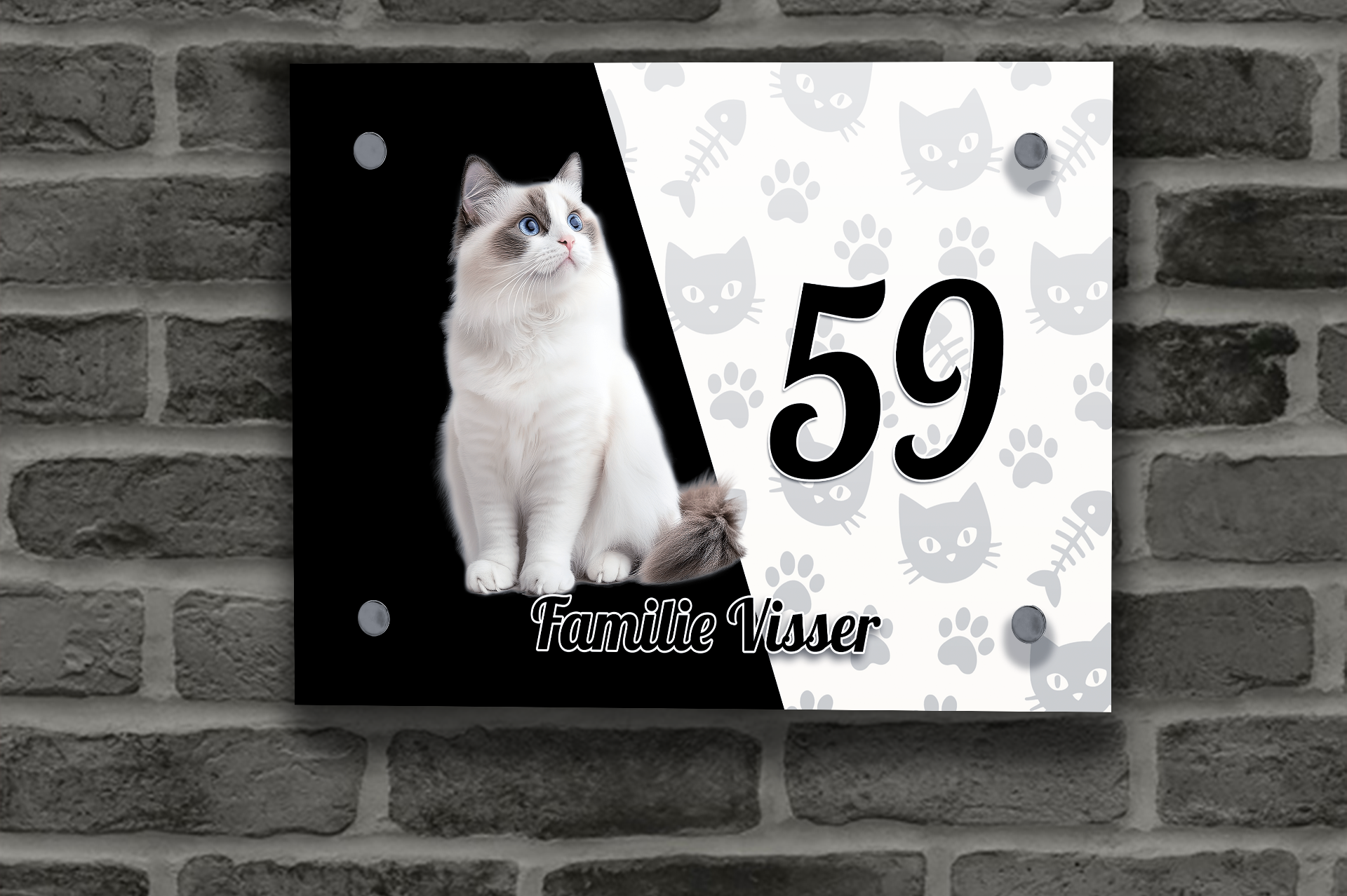 Katten Naambordje 18