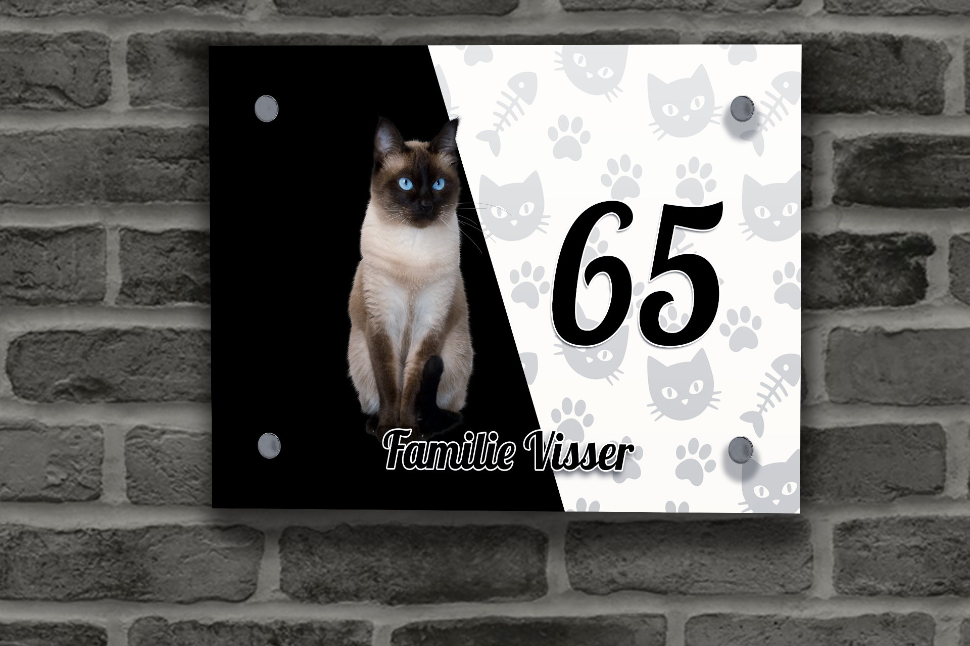 Katten Naambordje 24