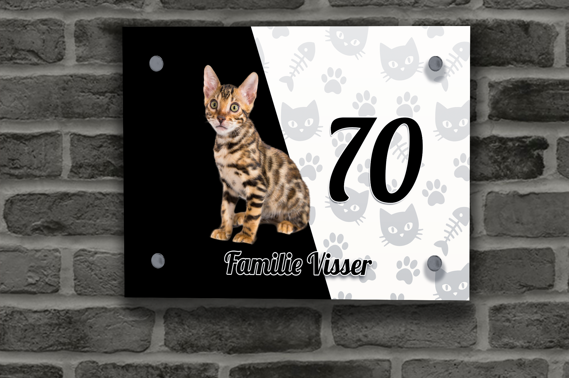 Katten Naambordje 29