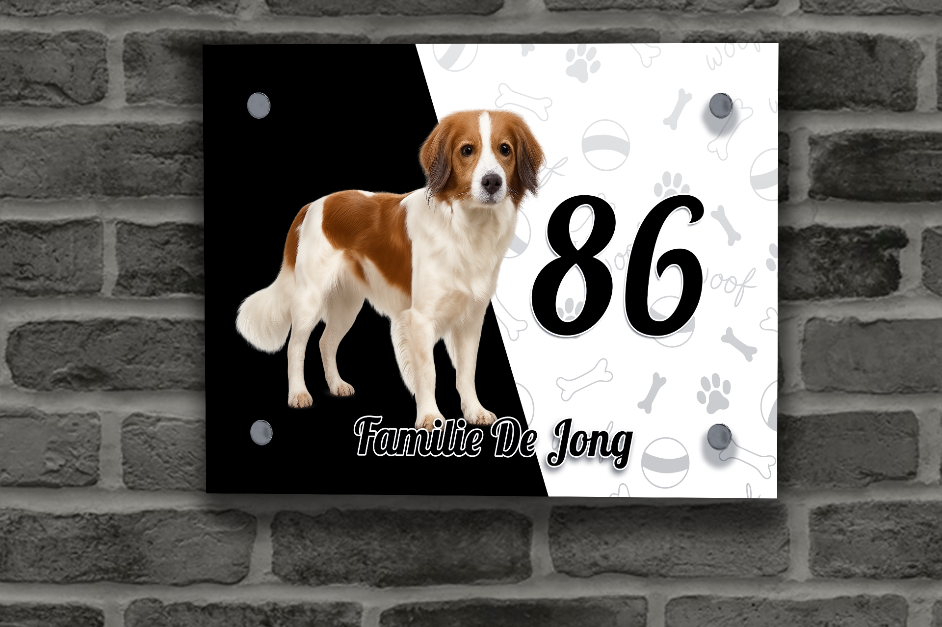 Kooikerhondje Naambordje 6