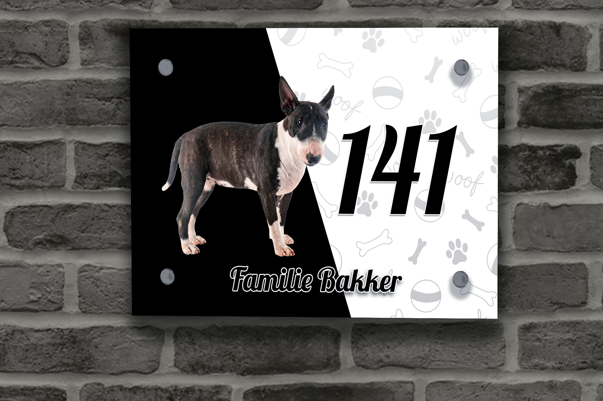 Bull Terriër Naambordje 11