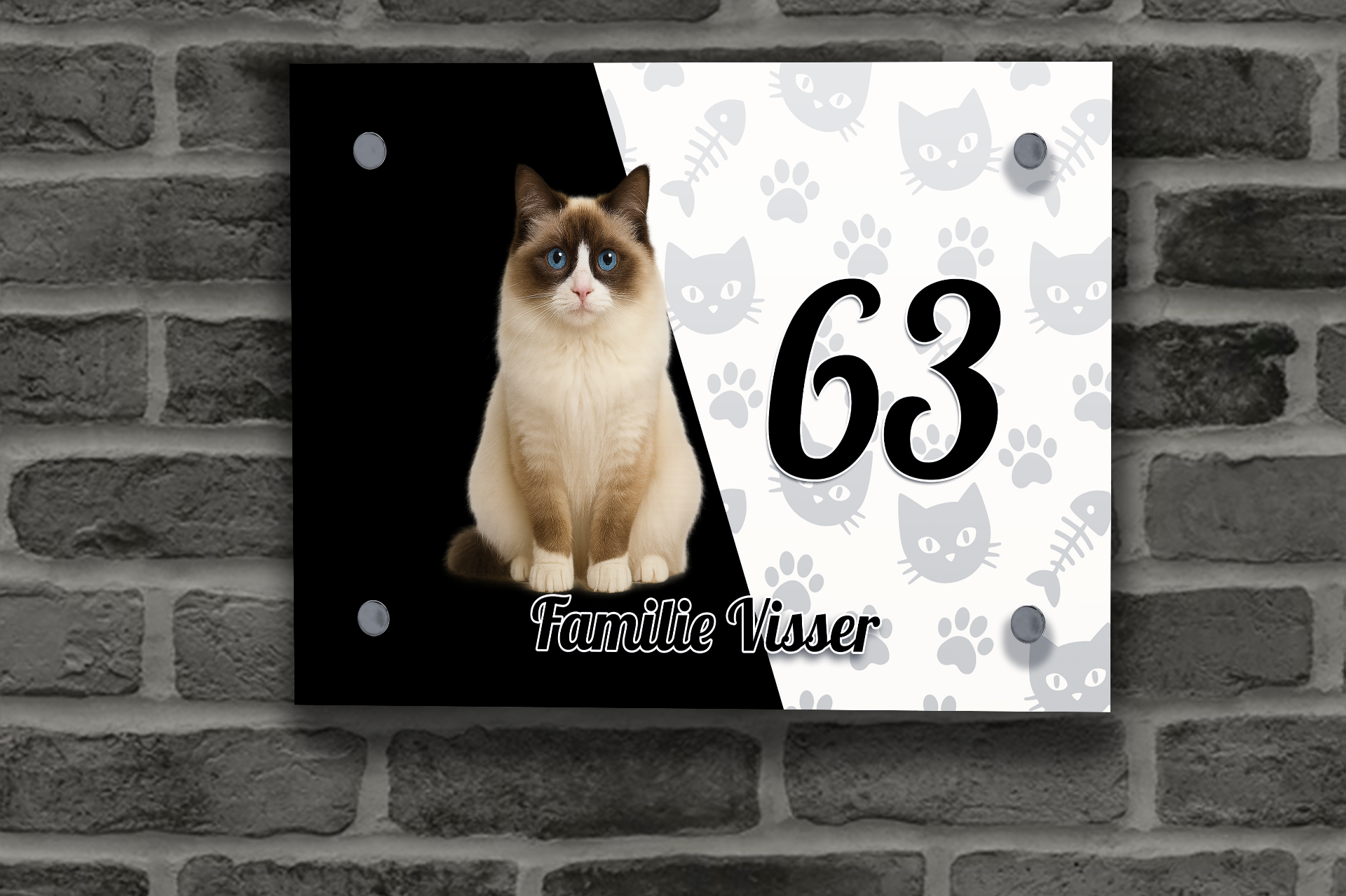 Katten Naambordje 22