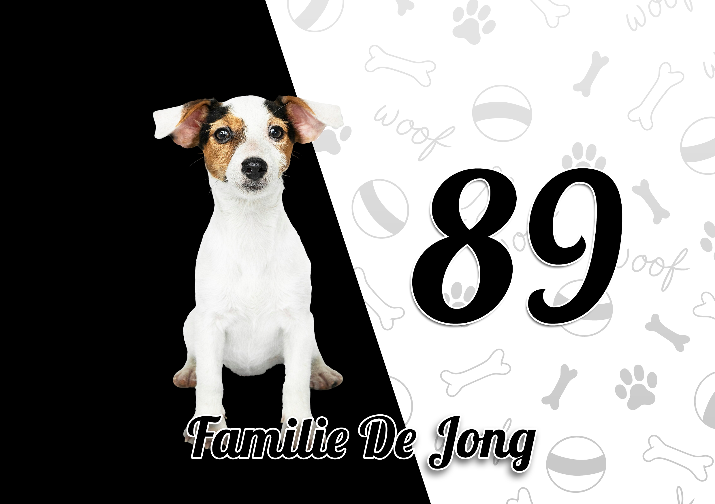 Jack Russell Terriër Naambordje 1