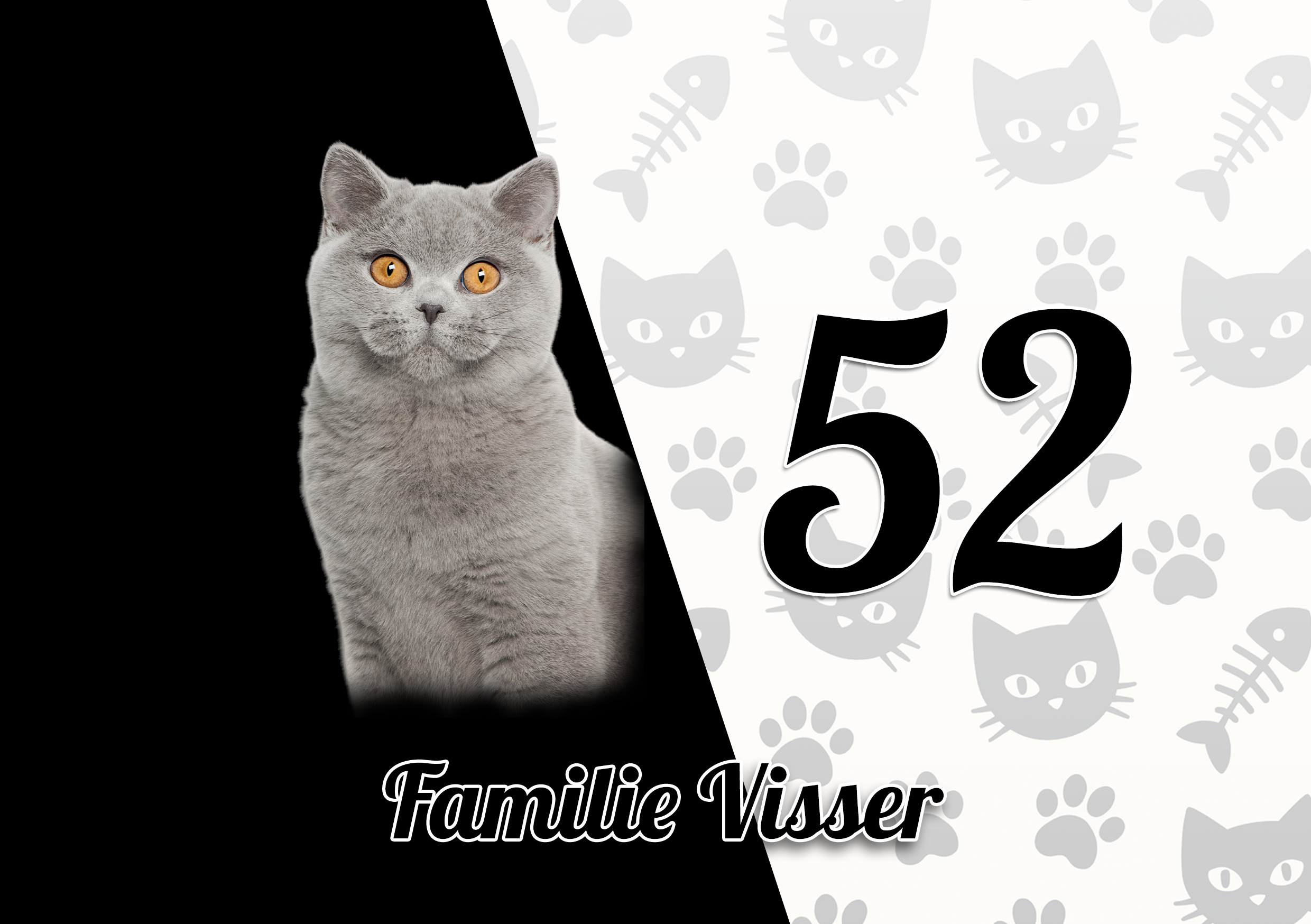 Katten Naambordje 14