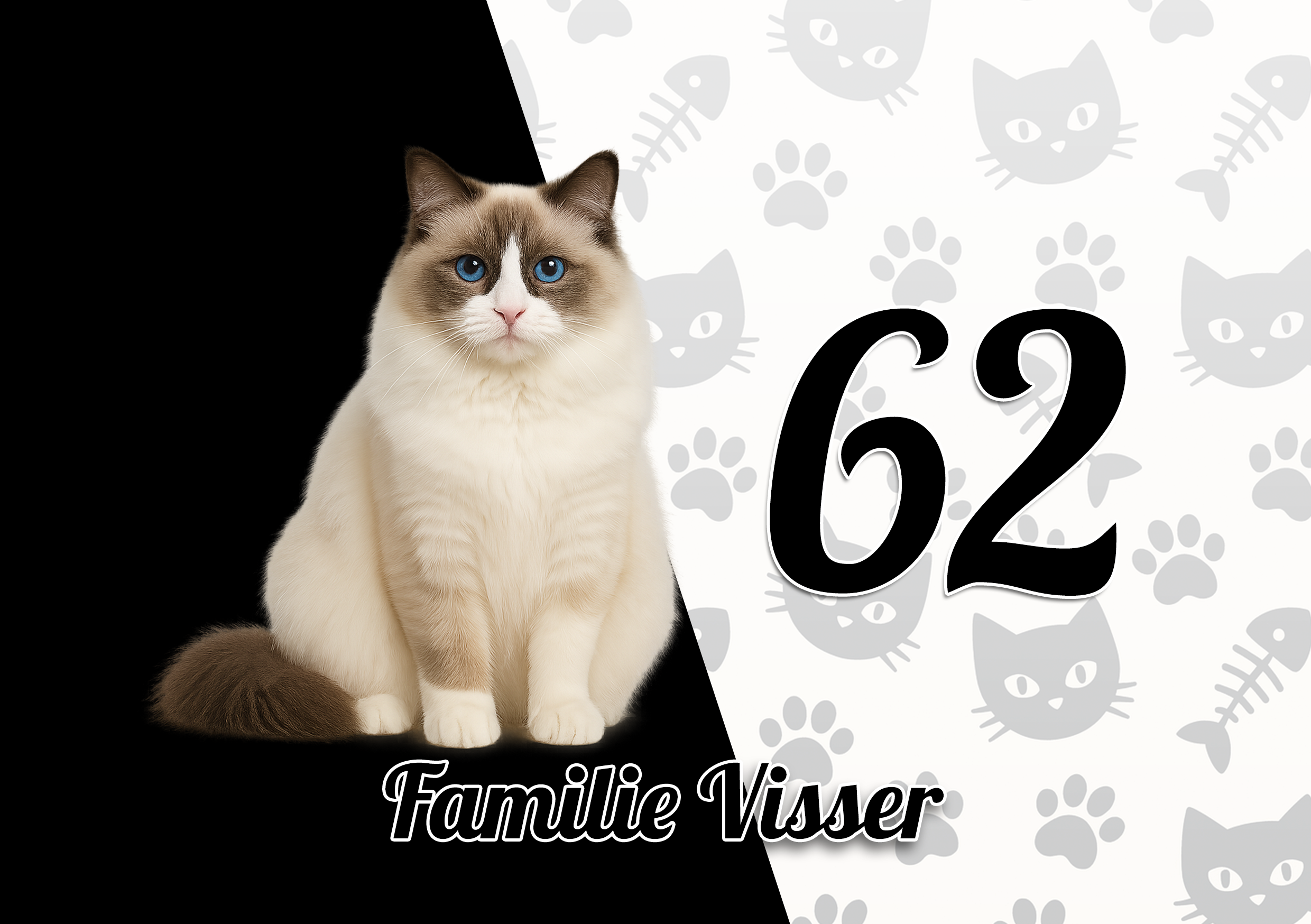 Katten Naambordje 21