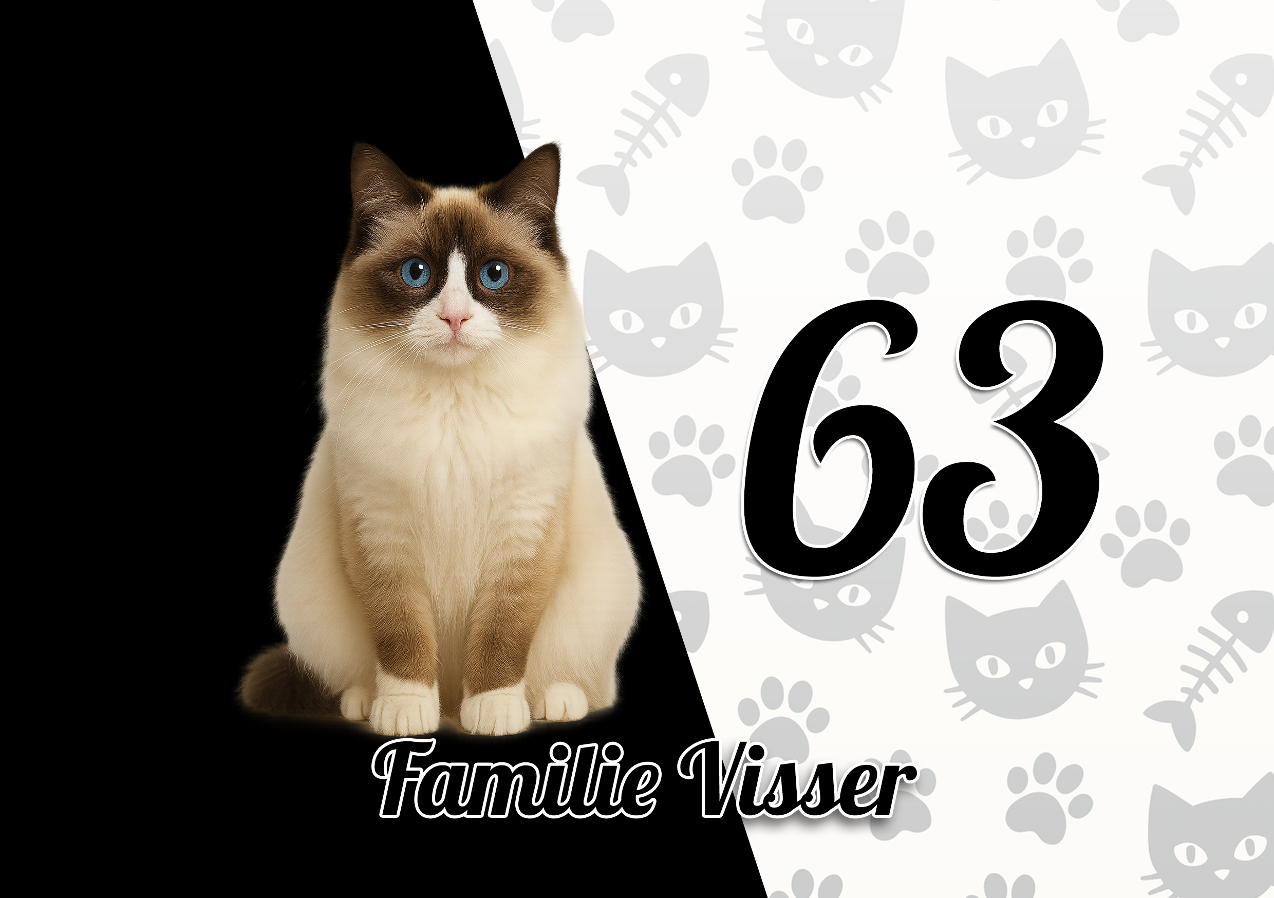 Katten Naambordje 22