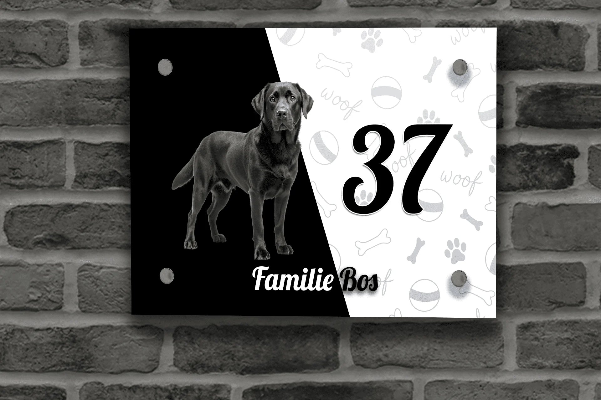 Labrador Retriever Naambordje 6
